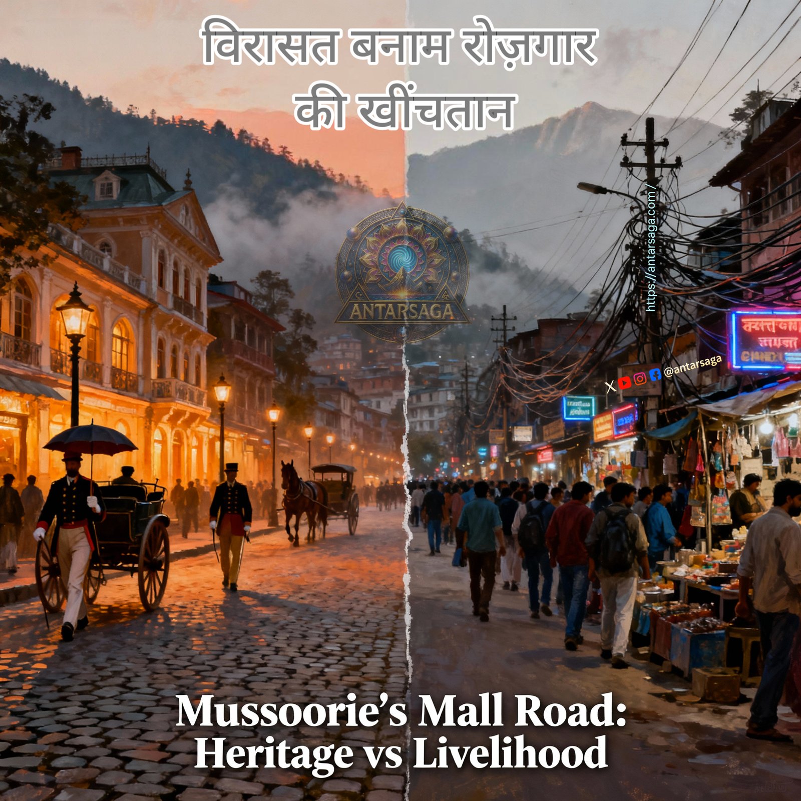 मसूरी की मॉल रोड: विरासत बनाम रोज़गार की खींचतान