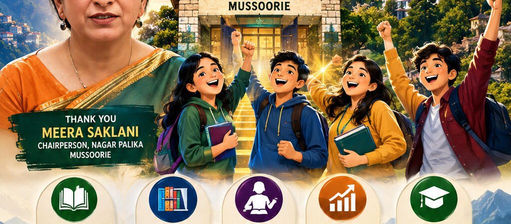 Big step for Mussoorie! 🏛️