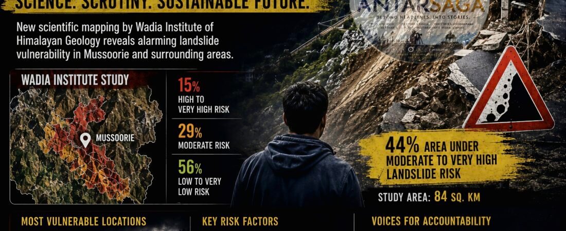Wadia Study Puts Mussoorie on Alert; Anoop Nautiyal Demands Scientific Scrutiny of ‘Connectivity’ Projects