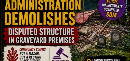 Administrative Demolition at Long-Standing Graveyard Site Triggers Protest in Mussoorie; Community Plans Legal Challenge