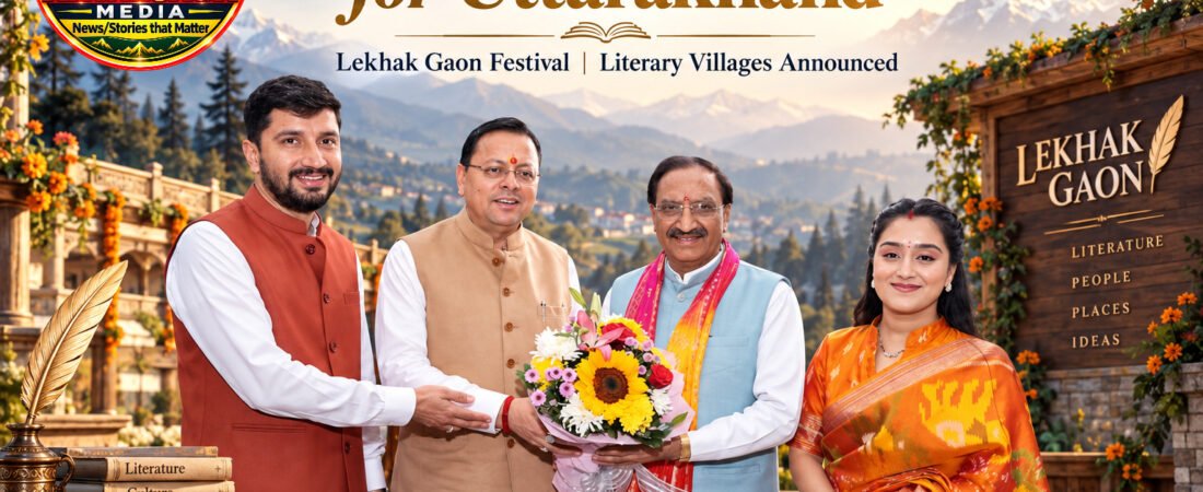 Lekhak Gaon Festival Concludes as Dhami Announces Plans for Two Literary Villages